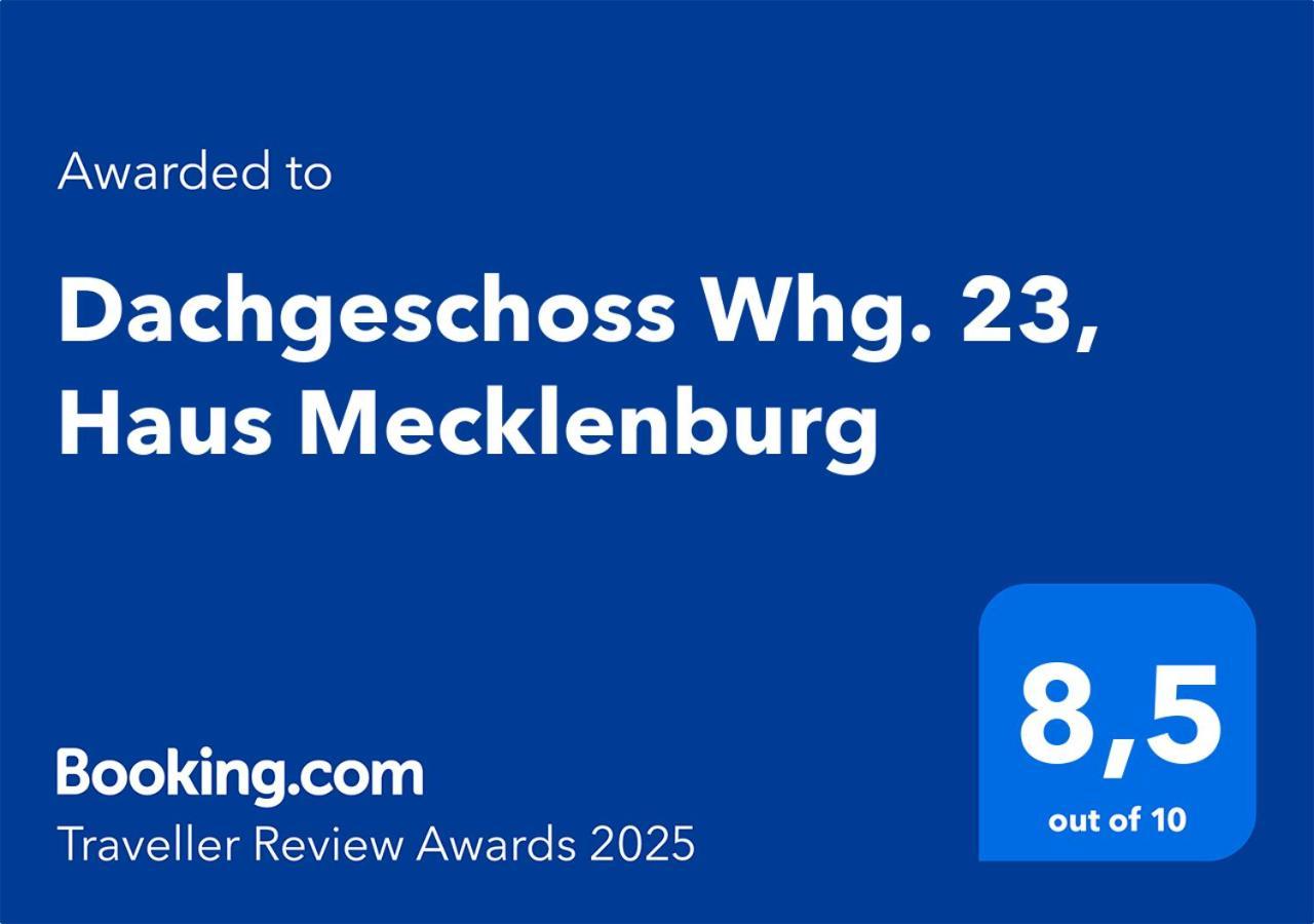 Ostseebad KühlungsbornDachgeschoss Whg. 23, Haus Mecklenburg公寓 外观 照片